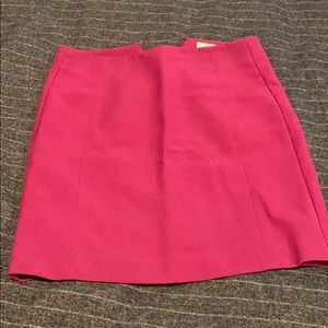 Hot pink LOFT skirt 00P